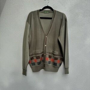 VINTAGE Grandpa cardigan sweater wool